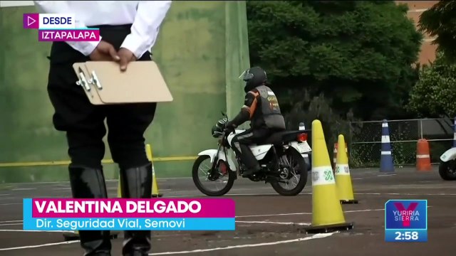 Inician pruebas para obtener licencia para motos en CDMX