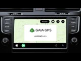 Gaia GPS x Android Auto Compatibility