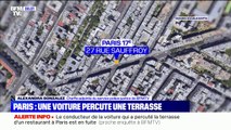 Paris: une voiture a percuté la terrasse d'un bar-restaurant du 17ème arrondissement, faisant plusieurs blessés