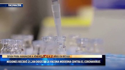 Download Video: Misiones recibió 25.200 dosis de la vacuna Moderna contra el Coronavirus