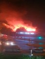 Başakşehir'de balık restoranı alev alev yandı