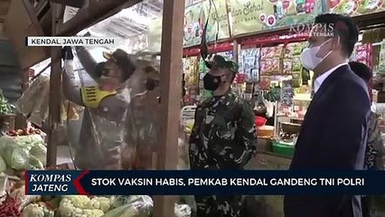 Vaksin Habis, Pemkab Kendal Gandeng TNI Polri
