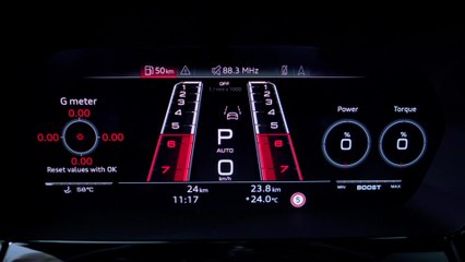Audi RS 3 Sportback Infotainment System