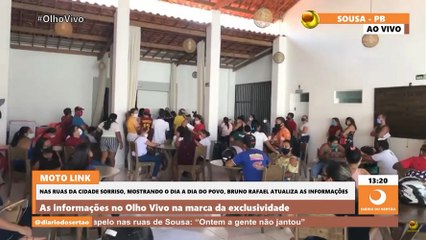 Vacinação causa aglomeração em cinema de Sousa: “Quem não teve corona, hoje pode pegar”