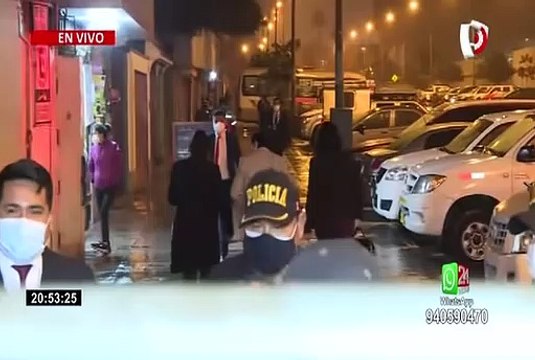 Juramentación de ministros: se registran disturbios en las afueras del Gran Teatro Nacional