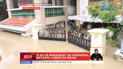 12 sa 23 barangay sa Hermosa, Bataan, lubog sa baha | UB