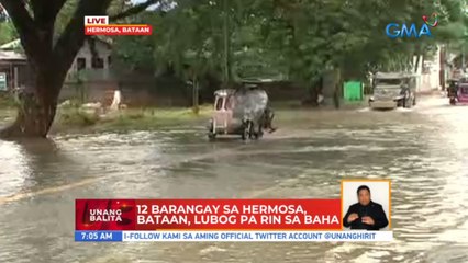 12 barangay sa Hermosa, Bataan, lubog pa rin sa baha | UB