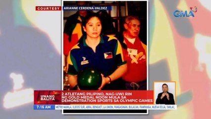 2 atletang Pilipino, nag-uwi rin ng gold medal noon mula sa demonstration sports sa Olympic Games | UB
