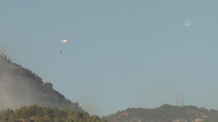 Son dakika haber... Kozan'daki orman yangınına müdahale sürüyor (2)