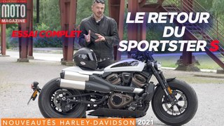 Le retour attendu du Harley Davidson Sportster S - Essai Moto Magazine