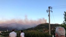 Marmaris'teki orman yangını devam ediyor