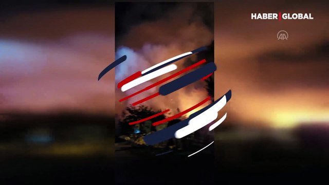 Başakşehir'de balık restoranı alev alev yandı