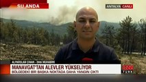 Manavgat'ta bir orman yangını daha... Alevler yükseliyor!