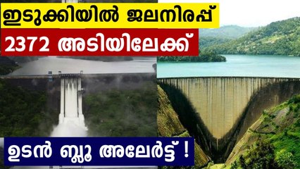 Water level in Idukki dam is above 2371.52 feet