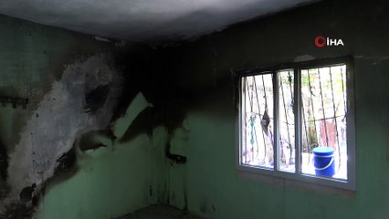 Tek odalı evinde yangın çıktı, giyecek kıyafeti bile kalmadı