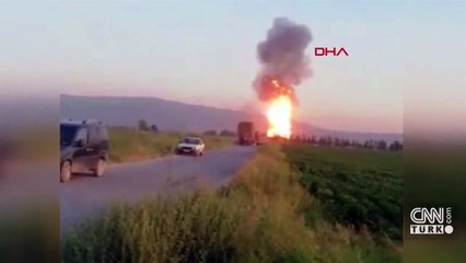 Biogaz enerji tesisinde patlama, alevler gökyüzüne yükseldi