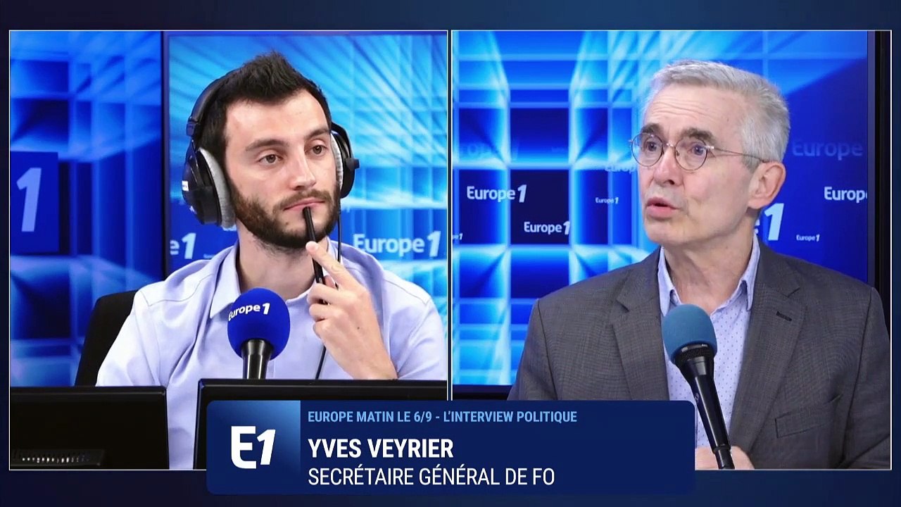Réforme des retraites : "je reste sur mes gardes", prévient Yves Veyrier, numéro un de FO