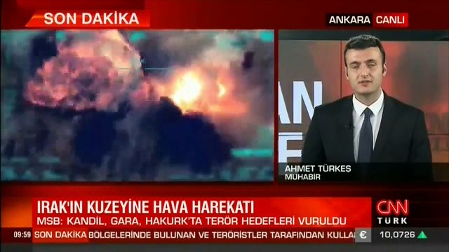 SON DAKİKA: MSB'den Irak'ın kuzeyindeki PKK hedeflerine hava harekatı