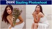 Hemal Ingle Looks Sizzling in Her White Gown Photoshoot At The Beach | Ashi Hi Aashiqui Actress