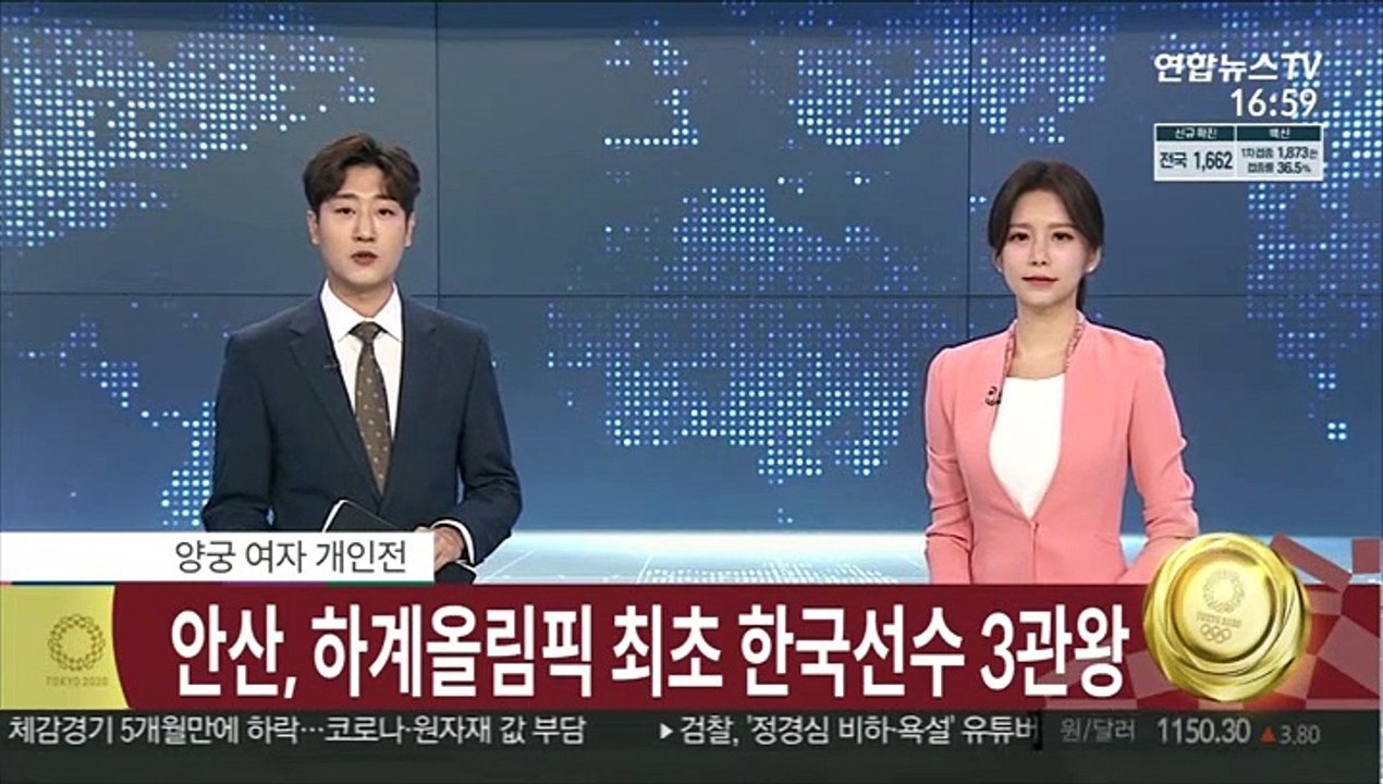 [속보] 안산, 도쿄에 우뚝…사상 첫 올림픽 양궁 3관왕 등극
