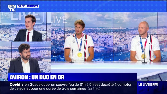 Les 30 derniers mètres, j'ai fait une énorme erreur ! : Matthieu Androdias et Hugo Boucheron, champions olympiques en aviron, sont les invités de BFMTV