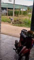 Cha hi sinh làm chòi ở một mình, để con ở trong nhà cách ly