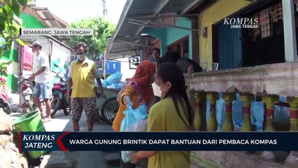 Warga Gunung Brintik Dapat Bantuan Dari Pembaca Kompas