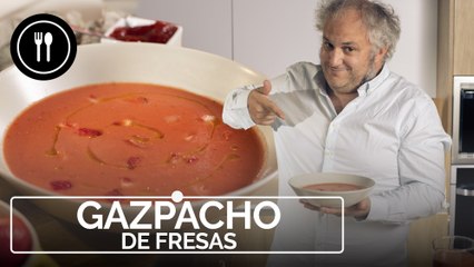 Cómo hacer un GAZPACHO DE FRESAS para el verano