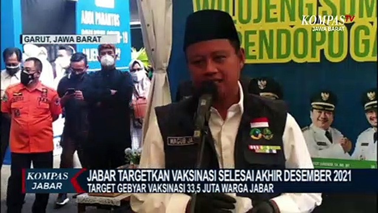 Wagub Jabar Optimistis Target Vaksinasi di Jabar Selesai Desember 2021!