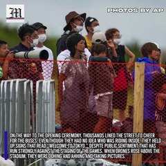 Sneaking a peek- Fans find creative ways to glimpse Olympics