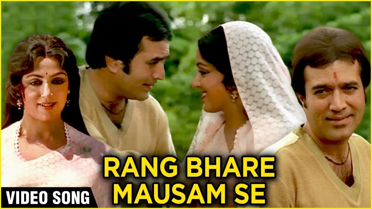 Rang Bhare Mausam Se Video Song Bandish Rajesh Khanna And Hema