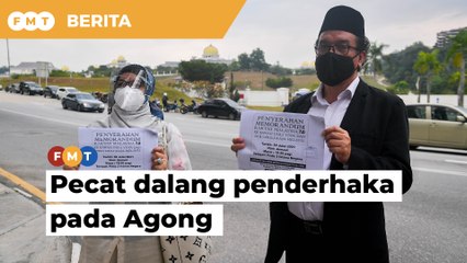 Pecat dalang penderhaka pada Agong, antaranya PM, TPM, desak NGO