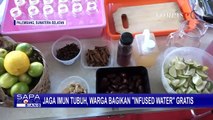 Berkhasiat untuk Jaga Imun Tubuh, Infused Water Ini Dibagikan Warga Palembang Secara Gratis