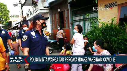 Polisi Minta Warga Tak Percaya Hoaks Vaksinasi Covid-19