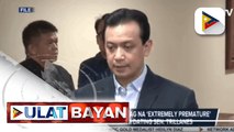 Kampo ni VP Robredo, tinawag na ‘extremely premature’ ang mga patutsada ni dating Sen. Trillanes; Trillanes, ikinadismaya ang pakikipagpulong ni VP Robredo kina Sen. Lacson