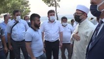 Son dakika haberi | Erbaş, orman yangınında hayatını kaybeden çiftin yakınlarına taziyede bulundu