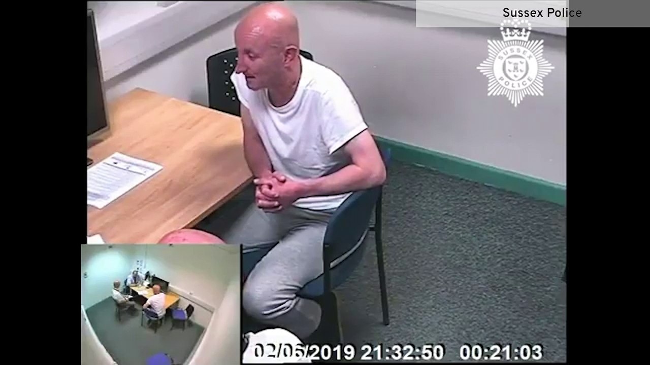 Footage of Brighton Cat Killer's statement to police on day he's sentenced