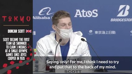 Silver medallist Scott 'delighted' to win third medal at Tokyo 2020