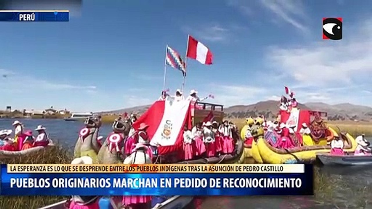 Pueblos originarios marchan en pedido de reconocimiento