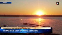 Un amanecer en la Costanera de Posadas