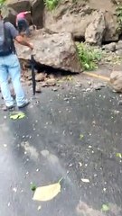Un hombre murió producto del fuerte impacto tras la caída de un terraplén