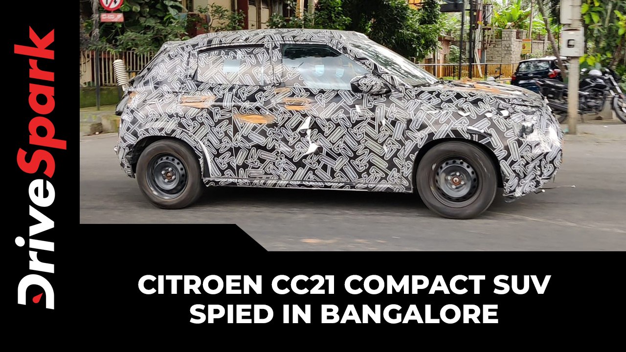 Citroen CC21 Spied In Bangalore | Compact SUV Spotted Testing