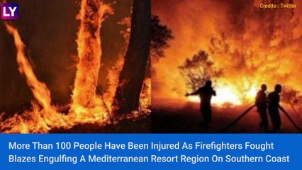 Download Video: Turkey Wildfires: Four Dead, Over 100 Injured As The Country Battles Raging Fires Forcing Residents To Flee