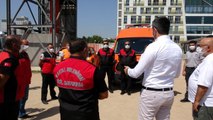 Kartal Belediyesi Sivil Savunma Ekipleri yangınla mücadeleye yardım için Manavgat'a hareket etti