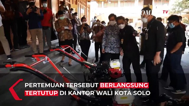 Mentan Syahrul Yasin Limpo Temui Gibran di Kantornya, Ini Yang Dibahas