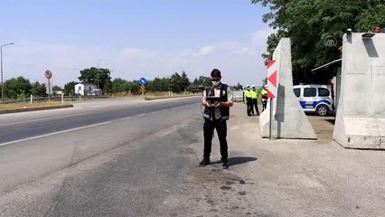 KIRKLARELİ - Drone destekli trafik denetimi yapıldı