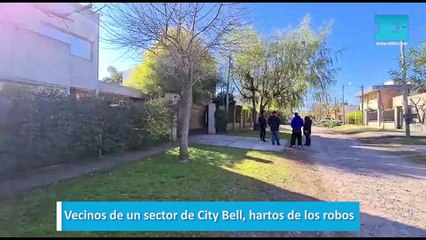 Vecinos de un sector de City Bell, hartos de los robos