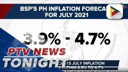 BSP forecasts July inflation to settle within 3.9% to 4.7%