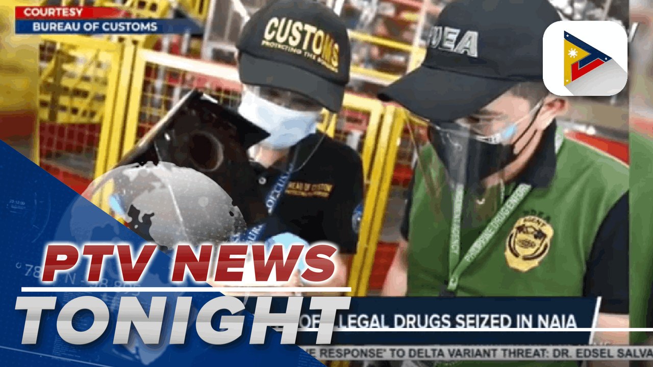 Over P5-M worth of illegal drugs seized in NAIA; Phivolcs lowers Mayon Volcano's alert level to zero; MMDA cleans up muddy portion of EDSA believed to have been caused by a delivery truck; Some P20-M to be allotted for government's barangay development pr