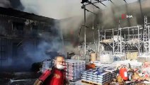 Mersin-Tarsus Organize Sanayi Bölgesi'nde fabrika yangını